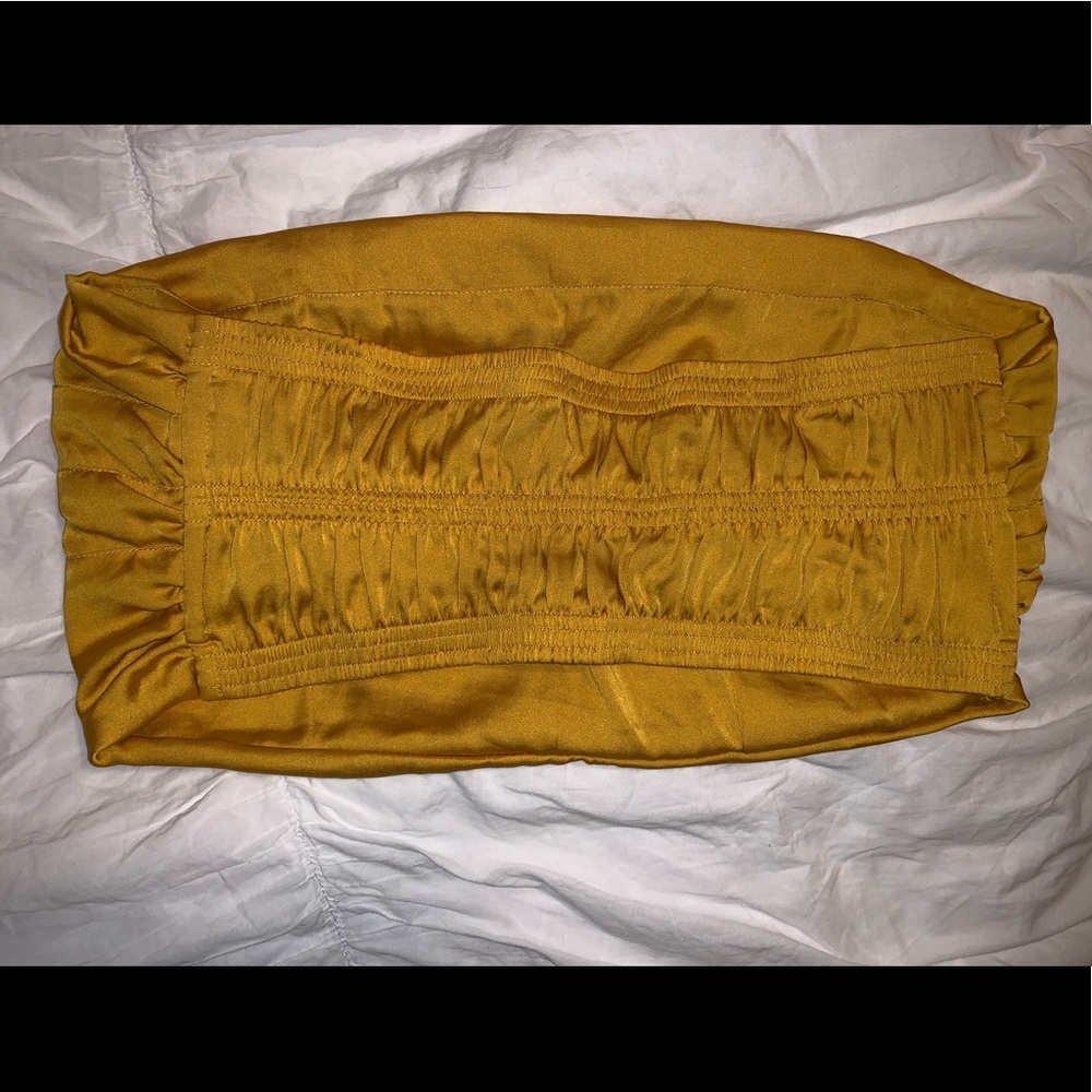 Free People Gold Tube Top - Large - Picture 3 of 4